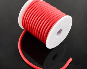 Red Silicon rubber cord