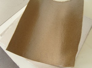 Soft Golden Mica Sheet with Metal Tanged