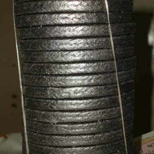 Wire reinforced Graphited Asbestos packing with rubber